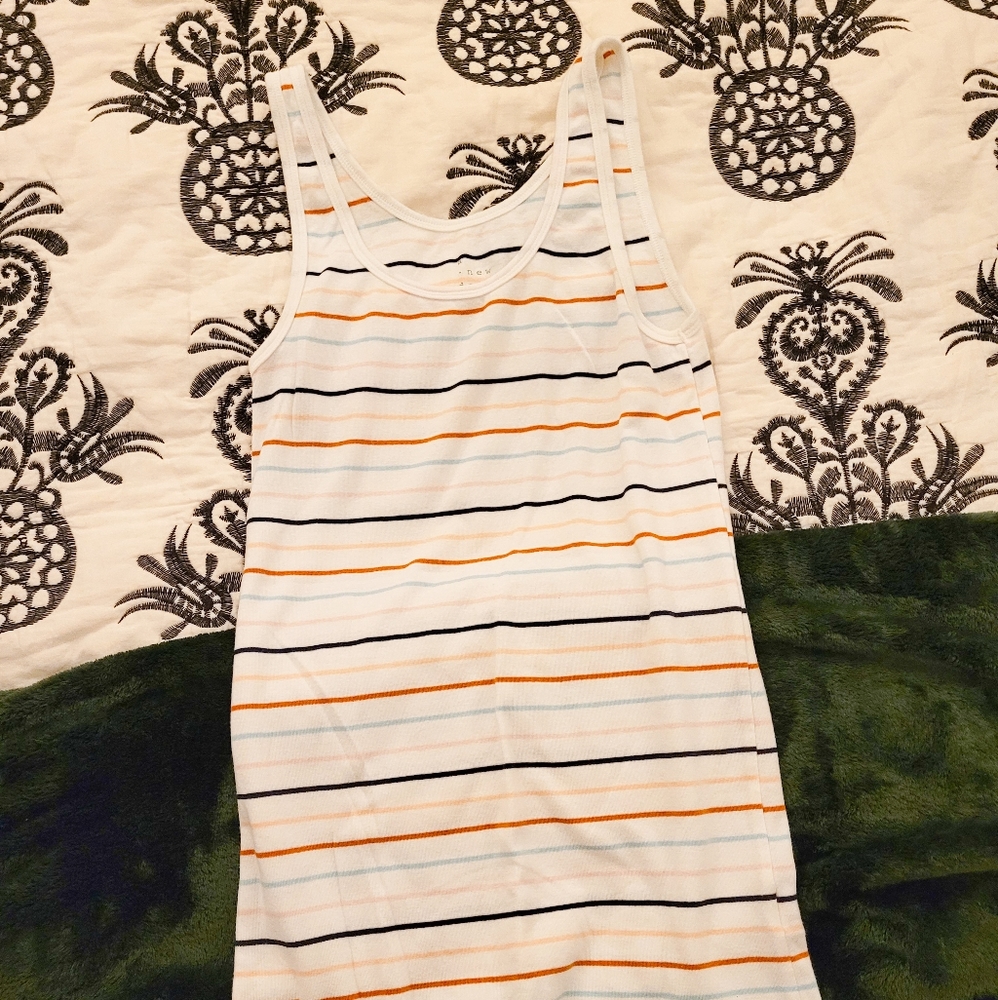 Women's striped tank top